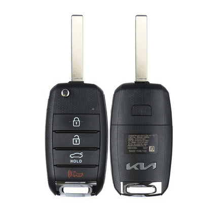 2022 Kia Rio Flip Key Fob 4B w/ Trunk FCC# NYOSYEC4TX1611 (SC-4BT) - 4D 60 80 BIT - 95430-H9850 - OEM