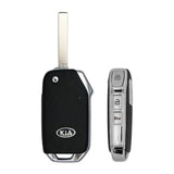 2021 - 2023 Kia Seltos Flip Key Fob 3B FCC# NYOSYEK4TX1907 - SP2-3BT-TP - ID H-8A Chip - 95430-Q5500