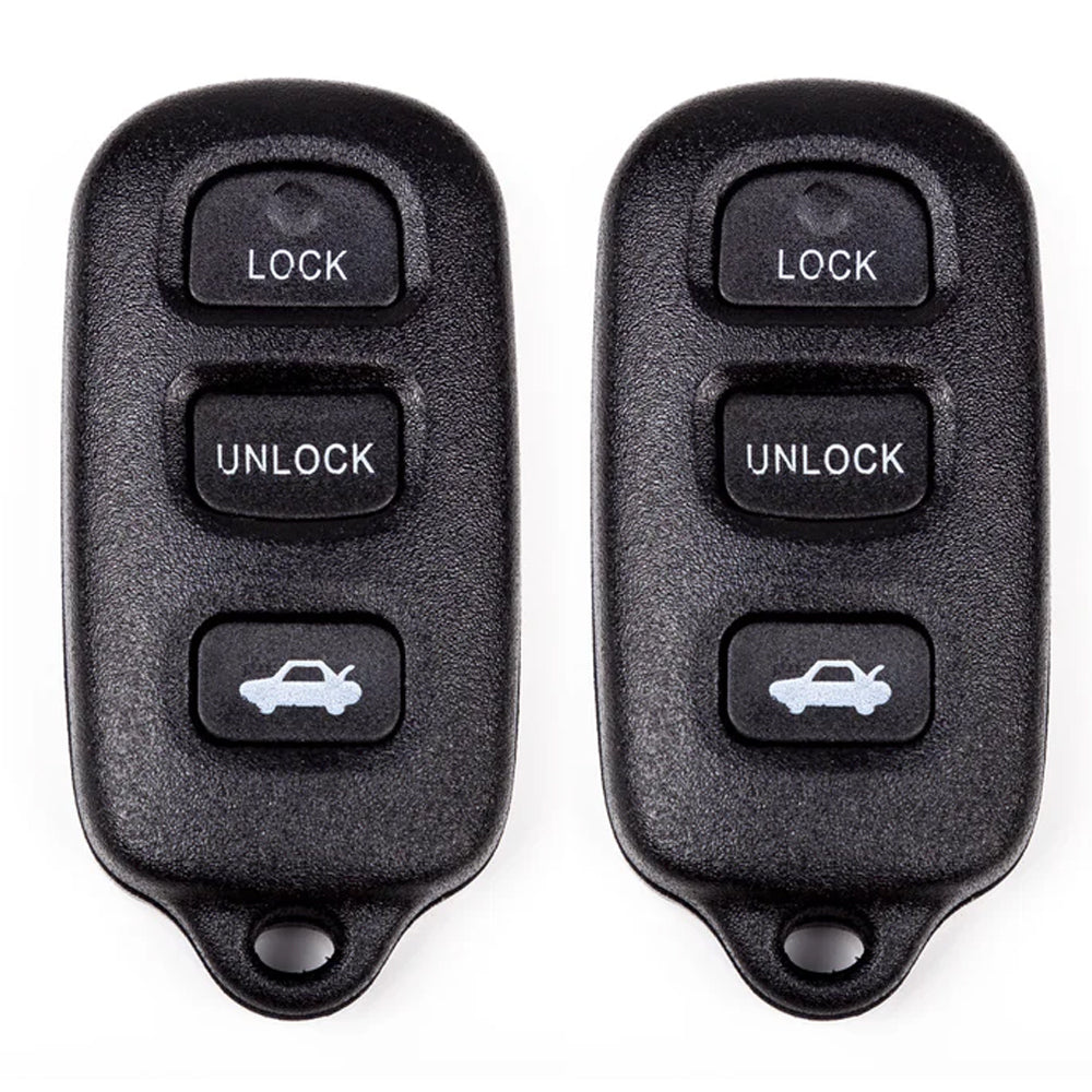 1995 - 1997 Lexus Keyless Entry 4B W/ Trunk Fob FCC# ID HYQWDT-C - 89742-50510 (2 Pack)