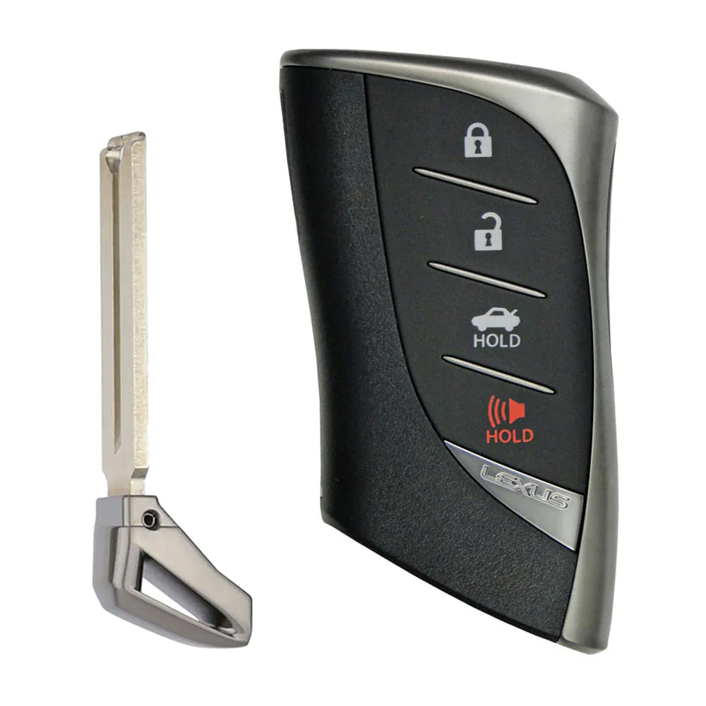 2020 Lexus LS500 Smart Key 4B W/ Trunk Fob - Blue Logo - FCC# HYQ14FBF - 0440 - 8990H-50020 - OEM