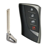 2021 Lexus LS500h Smart Key 4B W/ Trunk Fob - Blue Logo - FCC# HYQ14FBF - 0440 - 8990H-50020 - OEM