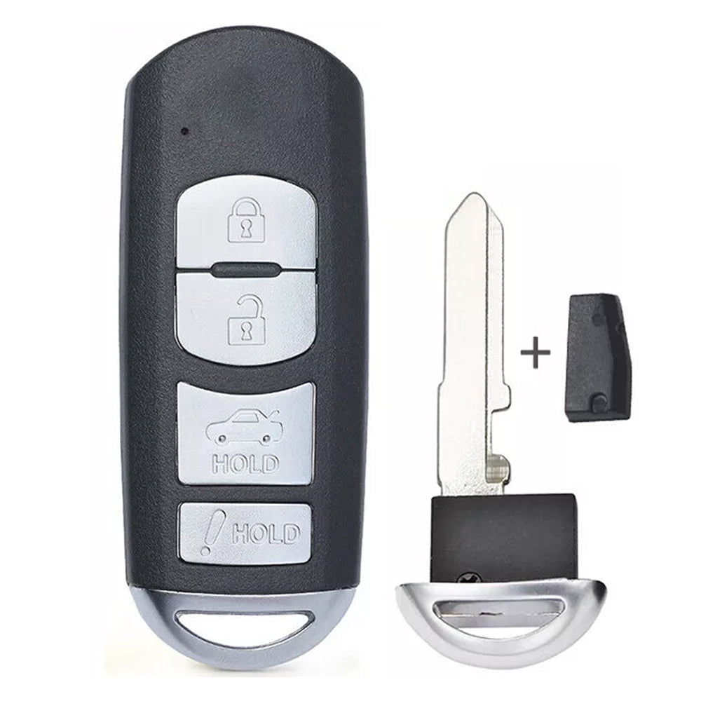 2011 Mazda 3 Smart Key 4B Fob FCC# WAZX1T768SKE11A03 - Aftermarket