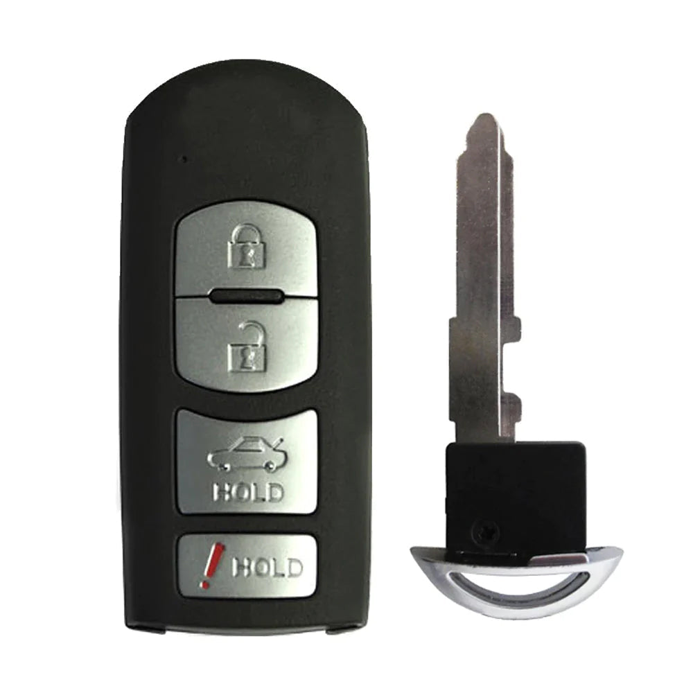 2015 Mazda 6 Smart Key 4B Fob FCC# WAZSKE13D02 - GJY9-67-5DY - Aftermarket