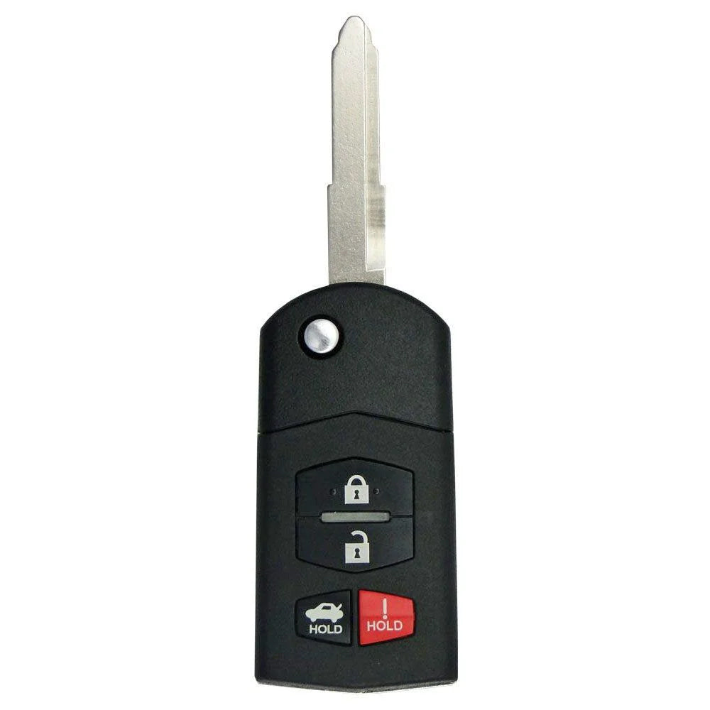 2009 Mazda 6 Flip Key Fob 4B FCC# 5WK43451E - GS4B-67-5RYA - Aftermarket