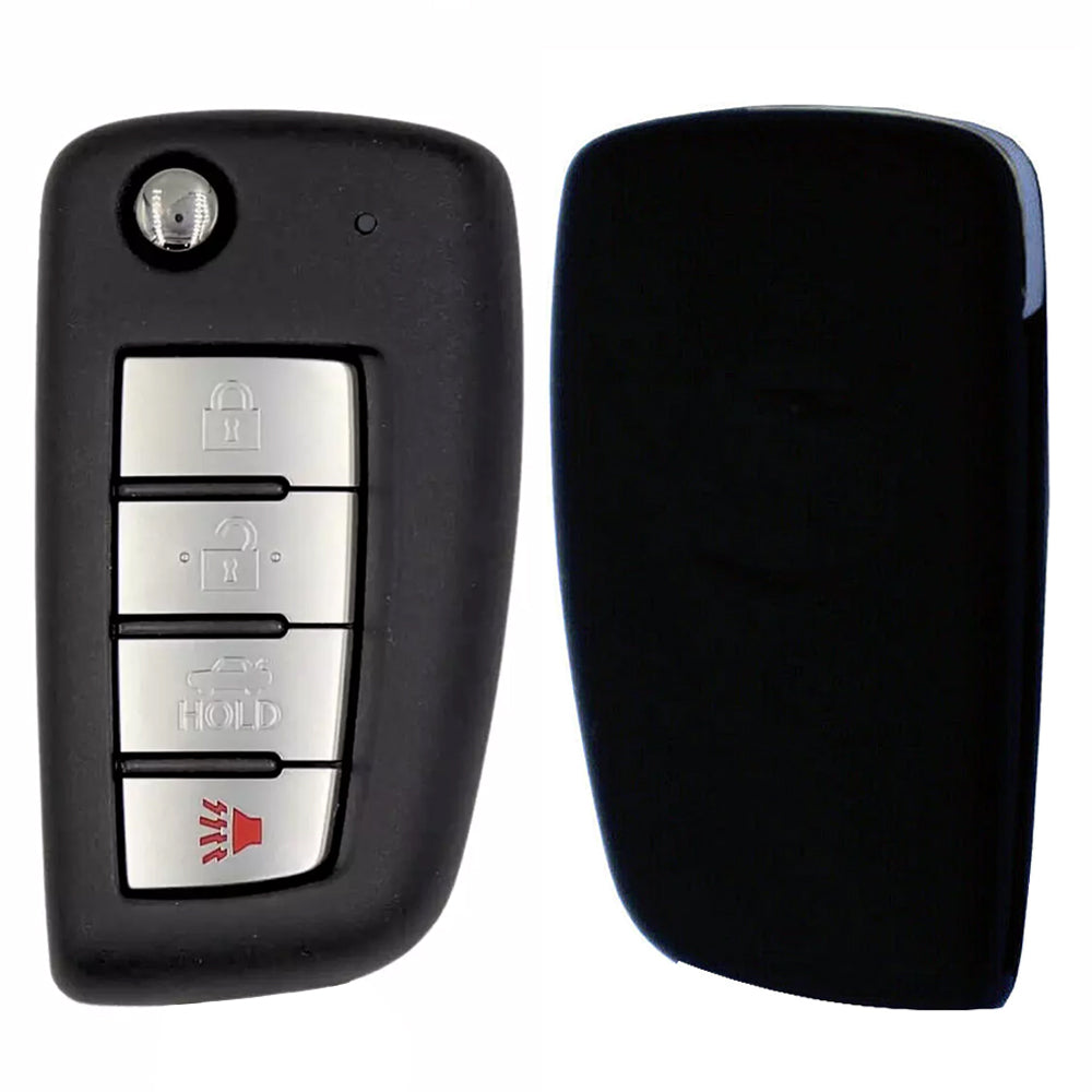 2020 - 2023 Nissan Versa Flip Key 4B W/ Trunk Fob FCC# CWTWB1G767 - H0561-5EF0C