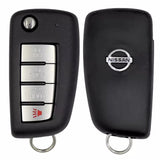 2020 - 2023 Nissan Versa Flip Key 4B W/ Trunk Fob FCC# CWTWB1G767 - H0561-5EF0C