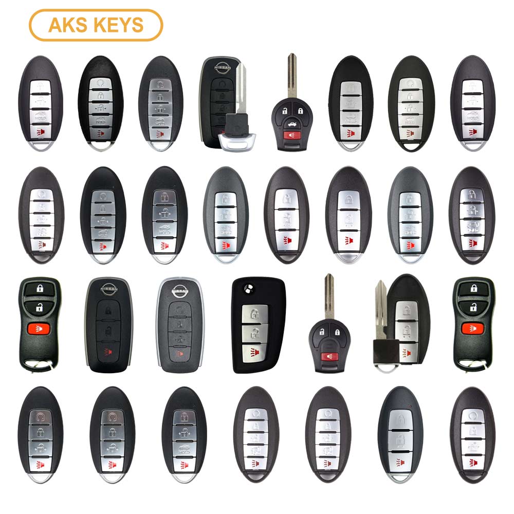 AKS KEYS Aftermarket 30 Nissan Keys Bundle