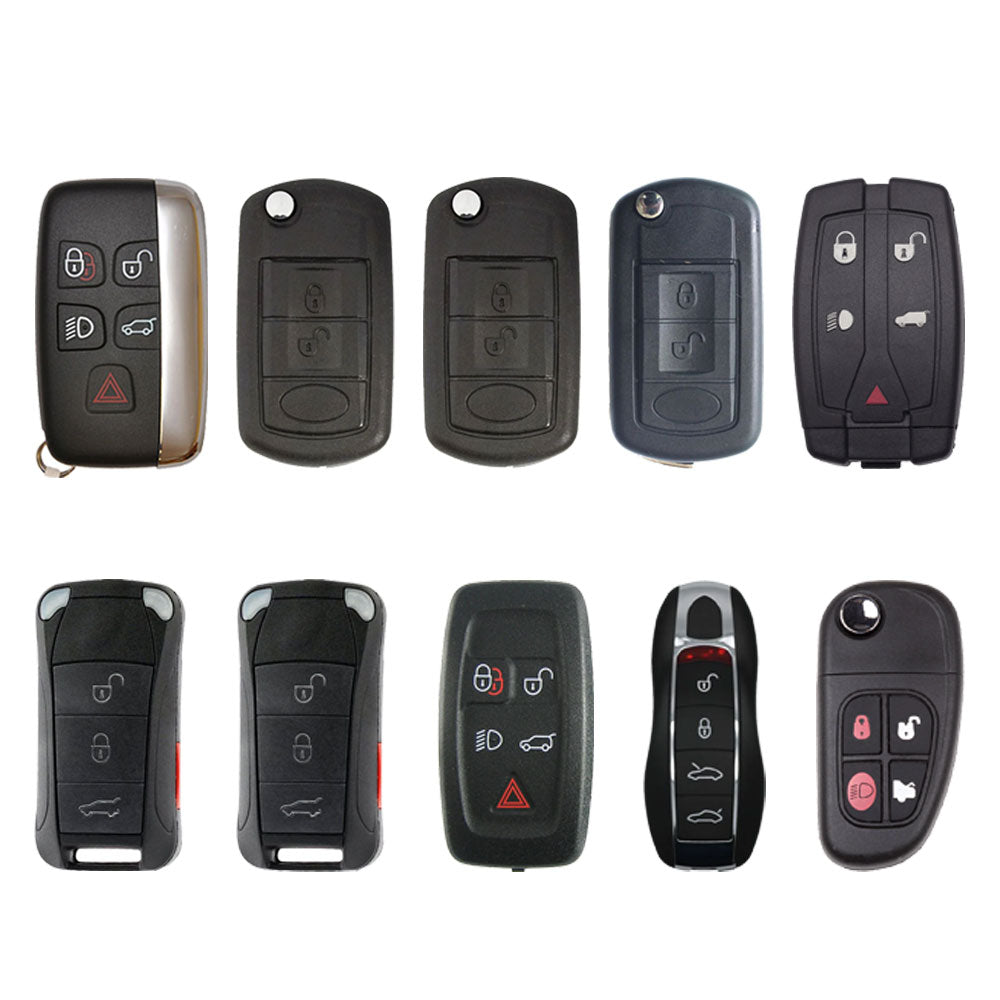 Automotive Smart Remotes Starter Pack-2 with 10 Land Rover Jaguar Porsche Remotes