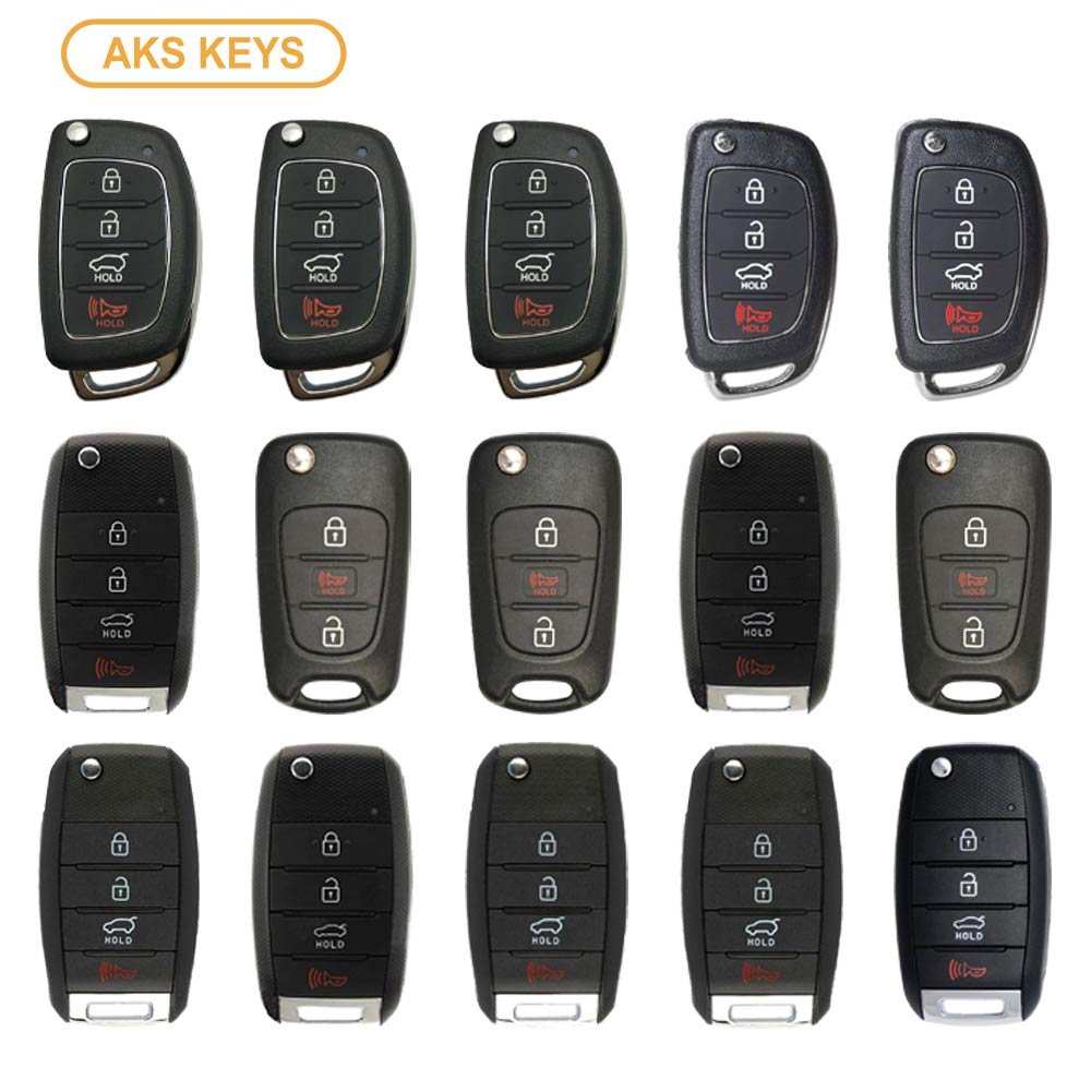 Automotive Smart Remotes Starter Pack-7 with 15 Hyundai Kia Remotes