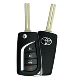 2020 Toyota Corolla Flip Key Fob 4B FCC# HYQ12BFB (Japan Production)