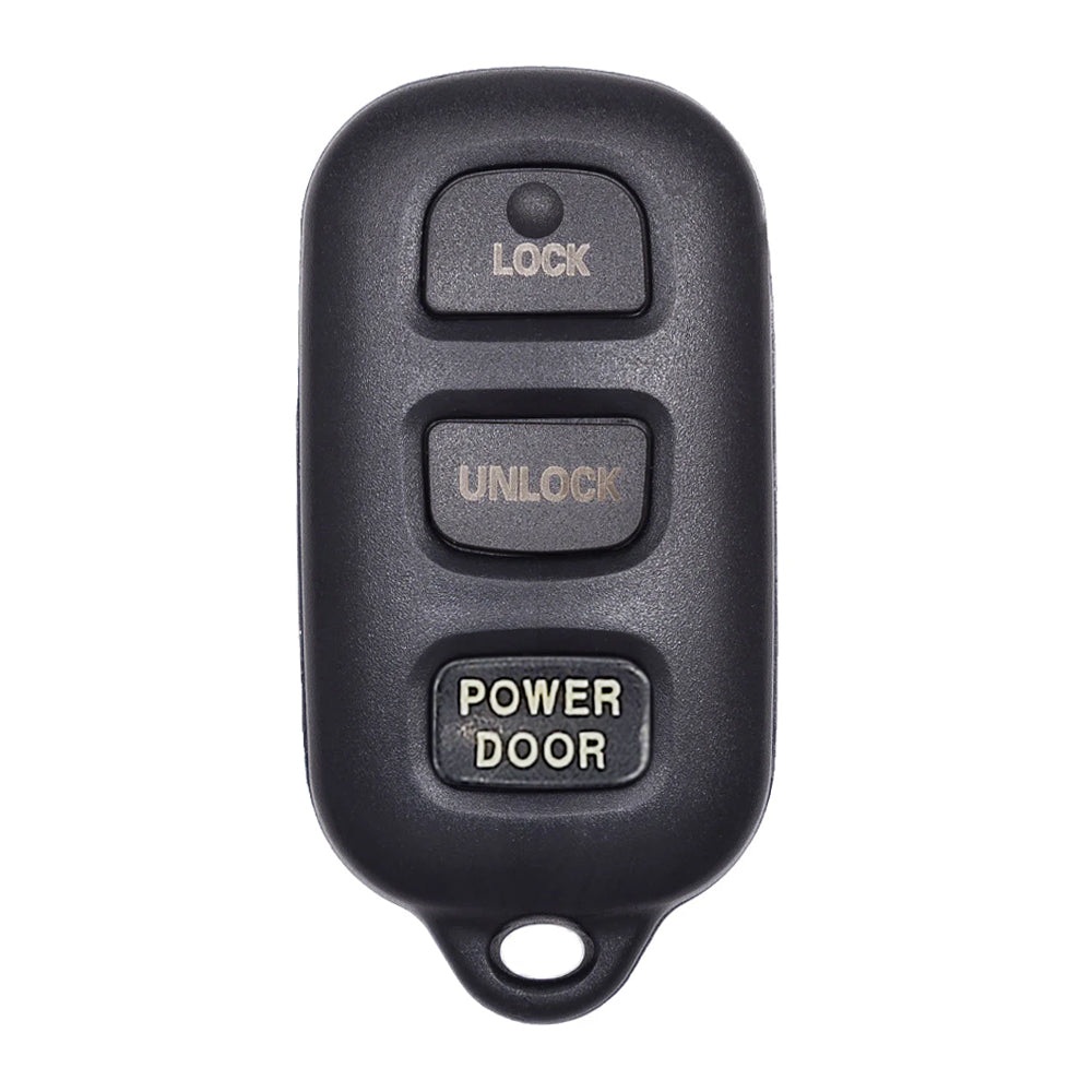 2002 Toyota Sienna Keyless Entry 4B Fob FCC# GQ43VT14T