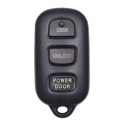 2000 Toyota Sienna Keyless Entry 4B Fob FCC# GQ43VT14T