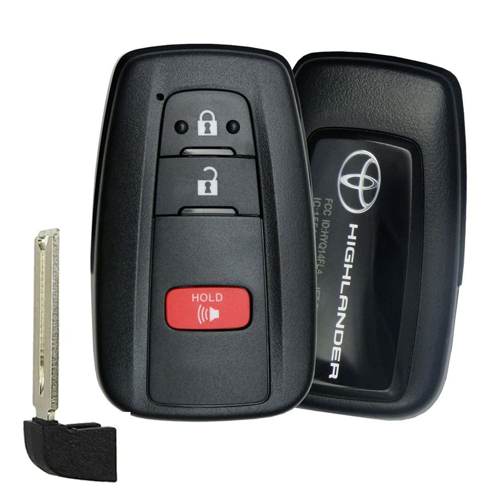 2023 Toyota Highlander Smart Key 3B Fob FCC# HYQ14FLA - 8990H-0E360 - OEM