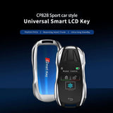 F828 Universal Modified Remote Smart Car Key LCD Screen Keyless Entry (Korean/English)