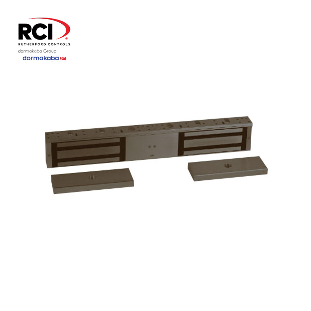 RCI 8320-40 - MultiMag Electromagnetic Lock With 2-Door Status Sensor - 12/24VDC - 40 (Dark Bronze-695)