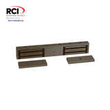 RCI 8320-40 - MultiMag Electromagnetic Lock With 2-Door Status Sensor - 12/24VDC - 40 (Dark Bronze-695)