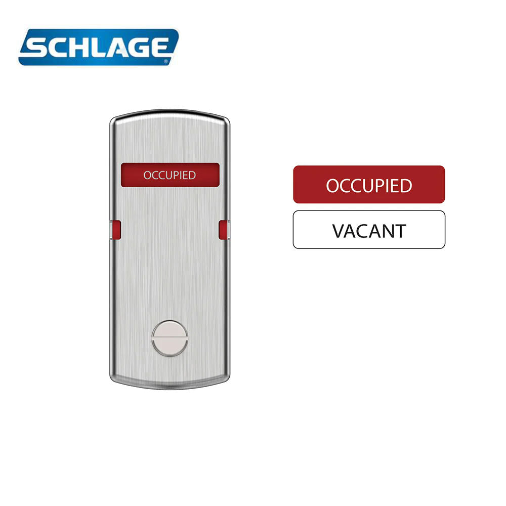 Schlage - L283 - Indicator - L Series - OCCUPIED/VACANT - Outside - 626 (Satin Chrome)