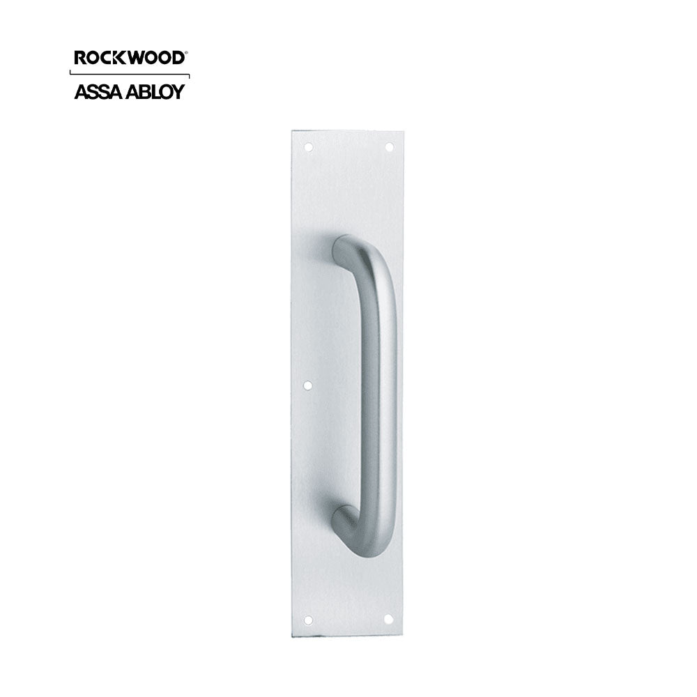 Rockwood - 110 X 70C - Straight 4 by 16 Pull Plate - 1 Diameter - 8 Center to Center