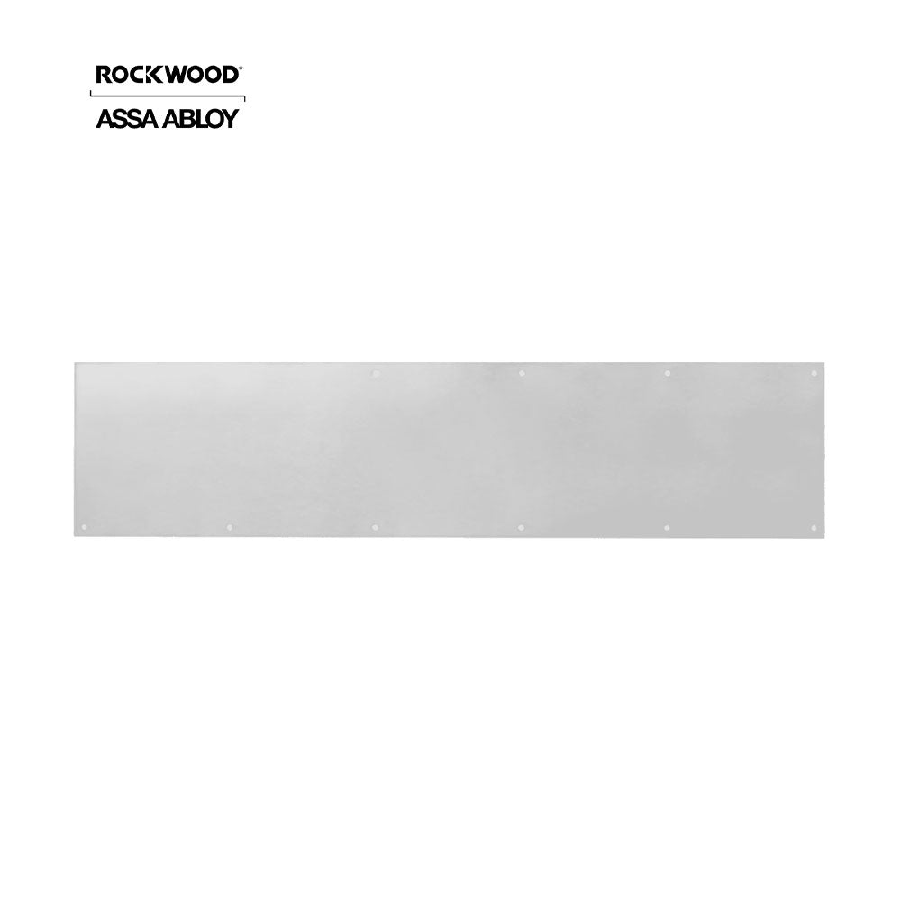 Rockwood - K1050 x 4BE - Metal Kick Plate - 4 Beveled Edges