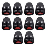 2007 Jeep Commander Grand Cherokee Remote Rubber Pad 5 Buttons (10 Pack)