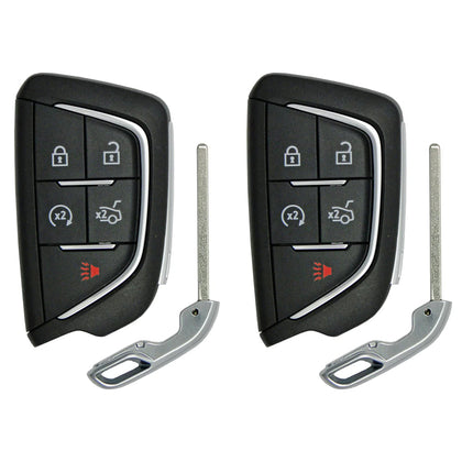 2020 - 2022 Cadillac Smart Key Shell 5B Compatible with FCC# YG0G20TB1 (2 Pack)