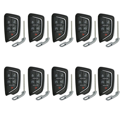 2020 - 2022 Cadillac Smart Key Shell 5B Compatible with FCC# YG0G20TB1 (10 Pack)