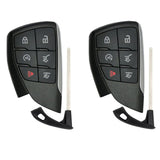 2021 - 2023 Chevrolet GMC Smart Key Shell 6B Compatible with FCC# YG0G21TB2 (2 Pack)