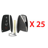 2014 - 2016 Hyundai Equus Smart Key Shell 4B (25 Pack)