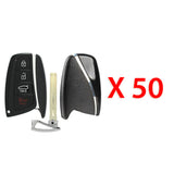 2014 - 2016 Hyundai Equus Smart Key Shell 4B (50 Pack)