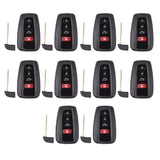 2019 - 2022 Toyota Highlander RAV4 Smart Key Shell 4B (10 Pack)