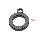 Rosslare - AT-ERK-26A-7RB0 - Black Proximity Tag Key Ring - Read Only - 125 KHZ - 25 Pack