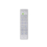 Rosslare - AYC-E65BW - Convertible Ultra-Slim Piezo Mullion Backlit Proximity and PIN Reader - White