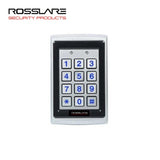 Rosslare - AYC-Q64B - Anti-Vandal US Single Gang Backlit Prox and PIN Reader - Convertible - 5-16VDC - IP65