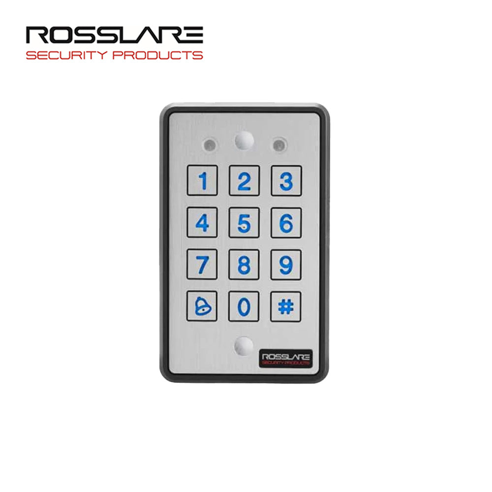 Rosslare - AYC-T65N - Convertible Piezoelectric Proximity & PIN Reader - 5-16VDC - IP68 - Natural