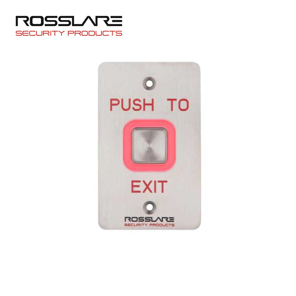 Rosslare - EX-07EO - Digital Piezo Request To Exit Button with Toggle Option - 12-24 VDC