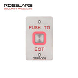 Rosslare - EX-07EO - Digital Piezo Request To Exit Button with Toggle Option - 12-24 VDC