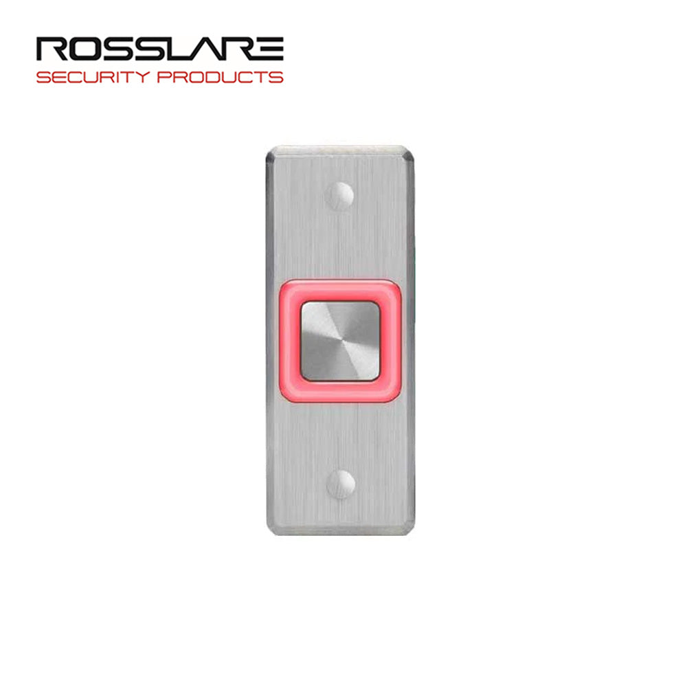 Rosslare - EX-17OO - Digital Mullion Size Piezo Request To Exit Button with Toggle Option No Print - 12-24 VDC