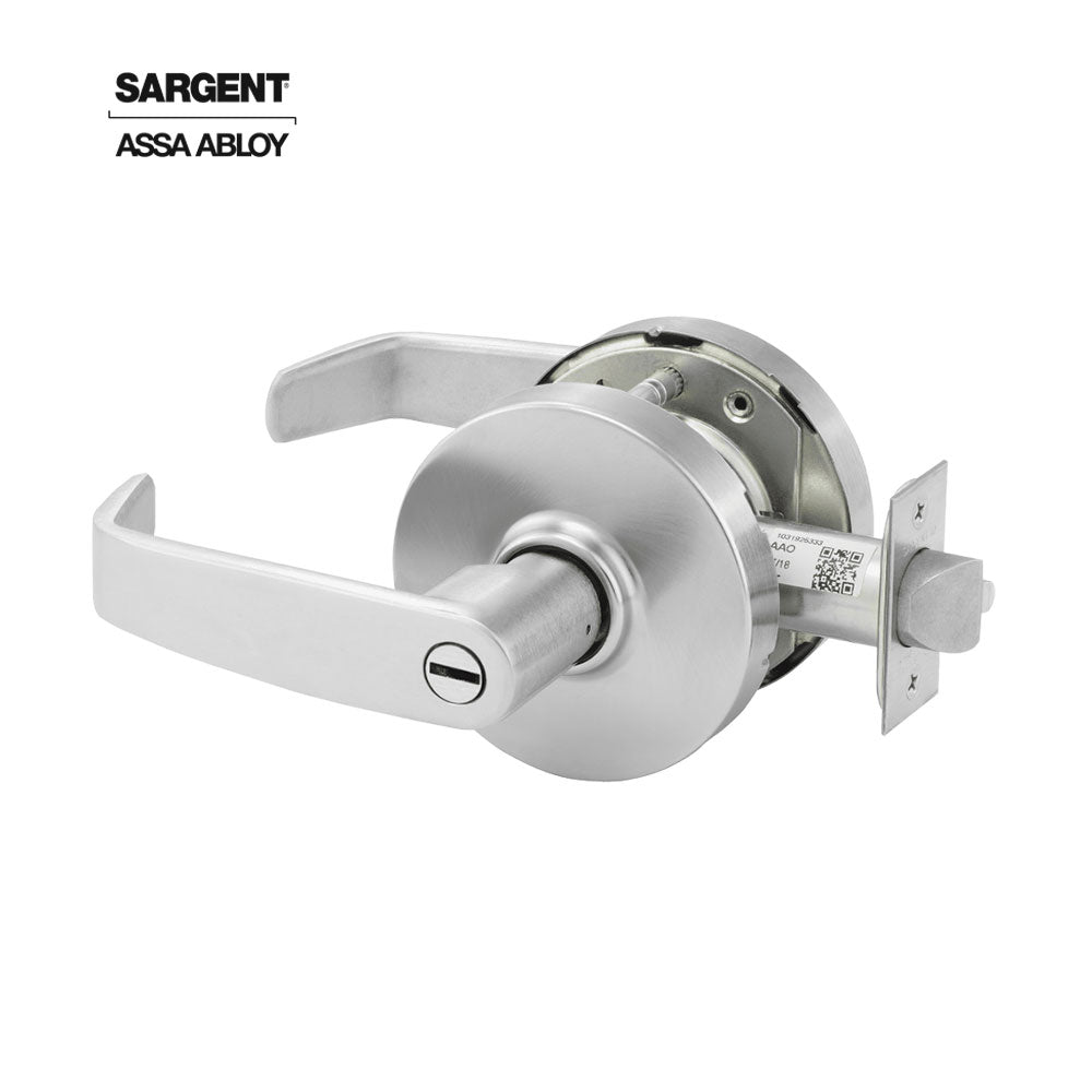 Sargent - 10XU65 - Privacy/Bathroom Cylindrical Lock - Non-Keyed - Grade 1