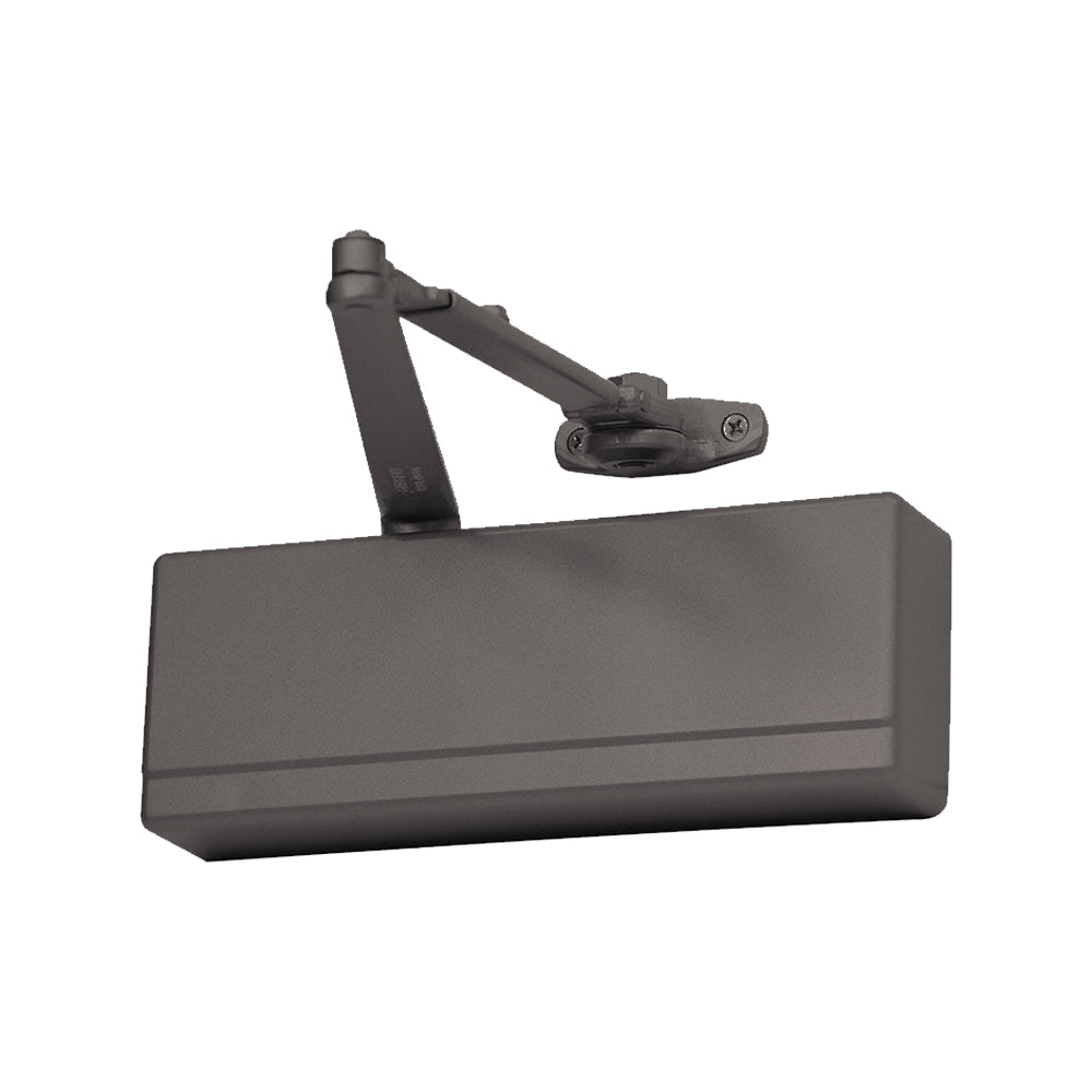 Sargent - 1431 - Powerglide Cast Iron Surface Door Closer - Standard and Top Jamb Applications - Plastic Cover - Grade 1 - EB (Sprayed Bronze Enamel to match Dark Satin Bronze)