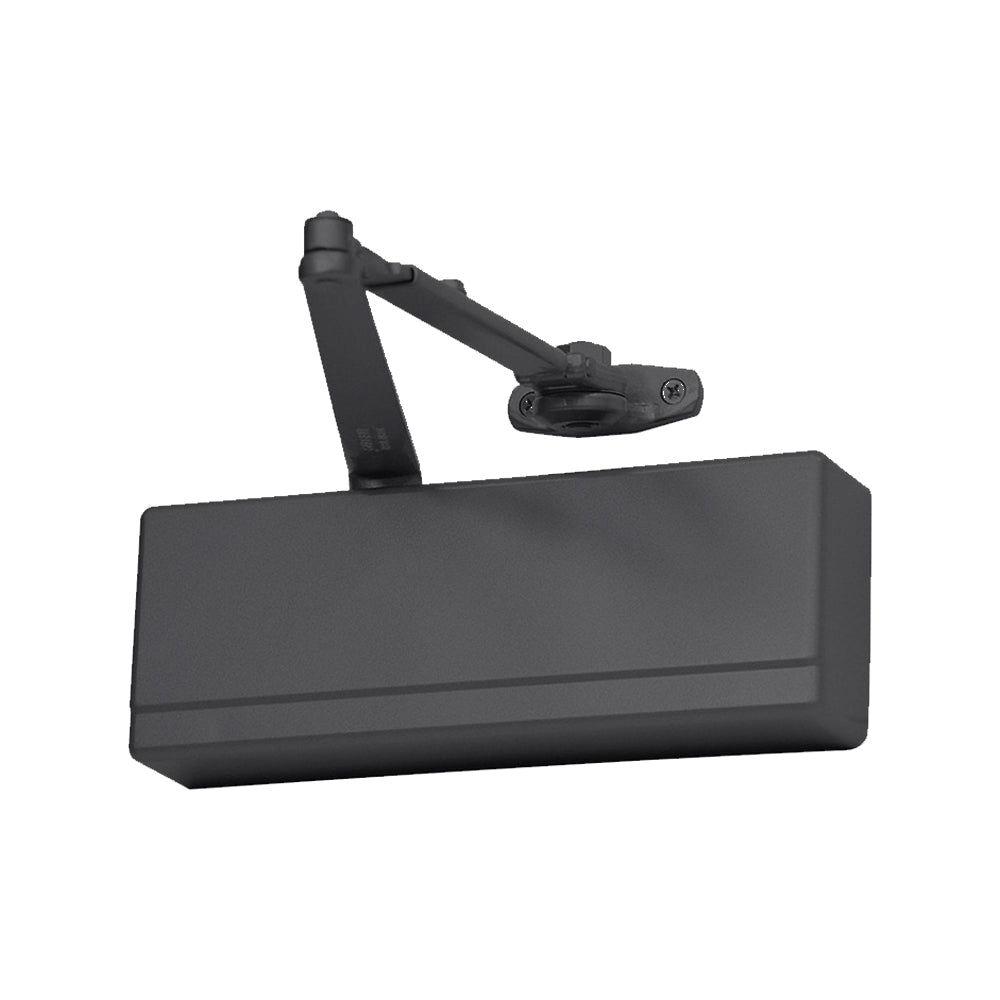 Sargent - 1431 - Powerglide Cast Iron Surface Door Closer - Track Type Applications - Plastic Cover - Grade 1 - BSP (Black Suede Powder Coat)