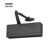 Sargent - 1431 - Powerglide Cast Iron Surface Door Closer - Track Type Applications - Plastic Cover - Grade 1 - BSP (Black Suede Powder Coat)