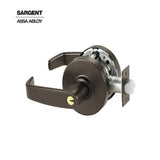 Sargent - 28-10G04 - Storeroom Cylindrical Lock with 2-3/4 Inch Backset and 4-7/8 Inch ANSI Strike - L Lever - LA Keyway - Grade 1 - Optional Color