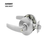 Sargent - 28-10G05 - Entrance Cylindrical Lock with 2-3/4 Backset and 4-7/8 ANSI Strike - B Lever - LA Keyway - Grade 1 - US26D (Satin Chrome)