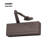 Sargent - 281 - Powerglide Cast Iron Surface Door Closer - Parallel Arm Applications - Plastic Cover - Grade 1 - 10BE (Dark Anodized, Satin Bronze)