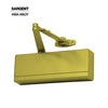 Sargent - 281 - Powerglide Cast Iron Surface Door Closer - Parallel Arm Applications - Plastic Cover - Grade 1 - EAB (Sprayed Brass Enamel)