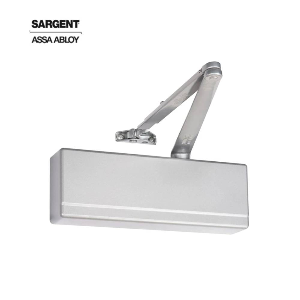 Sargent - 281-P9 - Surface Door Closer - Thru Bolts - Standard Parallel Arm - 689 (Sprayed Aluminum Enamel)