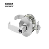 Sargent - 2870-10G37 - Classroom Cylindrical Lock with 2-3/4 Inch Backset and 4-7/8 Inch ANSI Strike - B Lever - SFIC Prep - Grade 1 - Optional Color