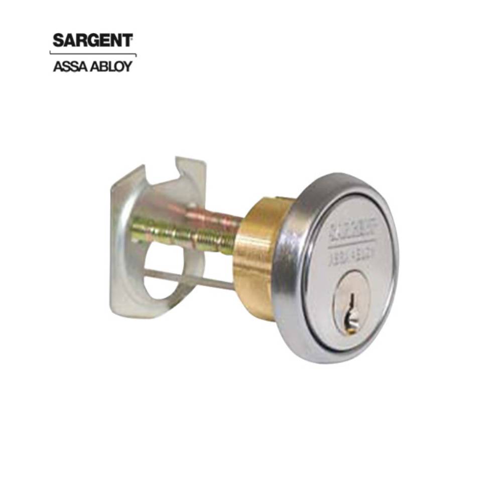 Sargent - 34-RB - Rim Cylinder - RB Keyway - US32D (Satin Stainless Steel)