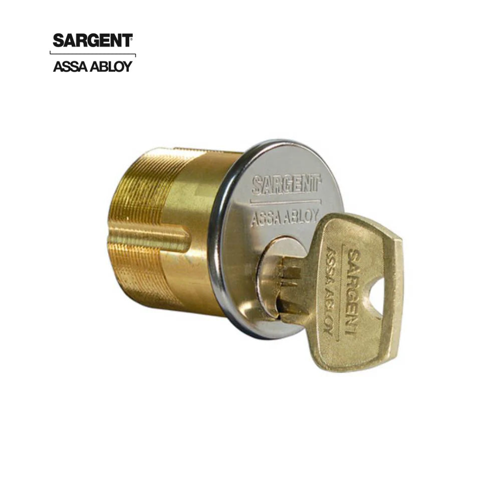 Sargent - 41-RJ-32D - 1-1/8 Mortise Cylinder - RJ Keyway - Satin Stainless Steel