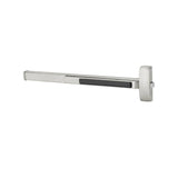 Sargent - 56-8804F - Rim Exit Bar Night Latch Function - Wide Stile Pushpad - 36 - L Lever with Escutcheon - LHR - Grade 1 - US32D (Satin Stainless Steel)